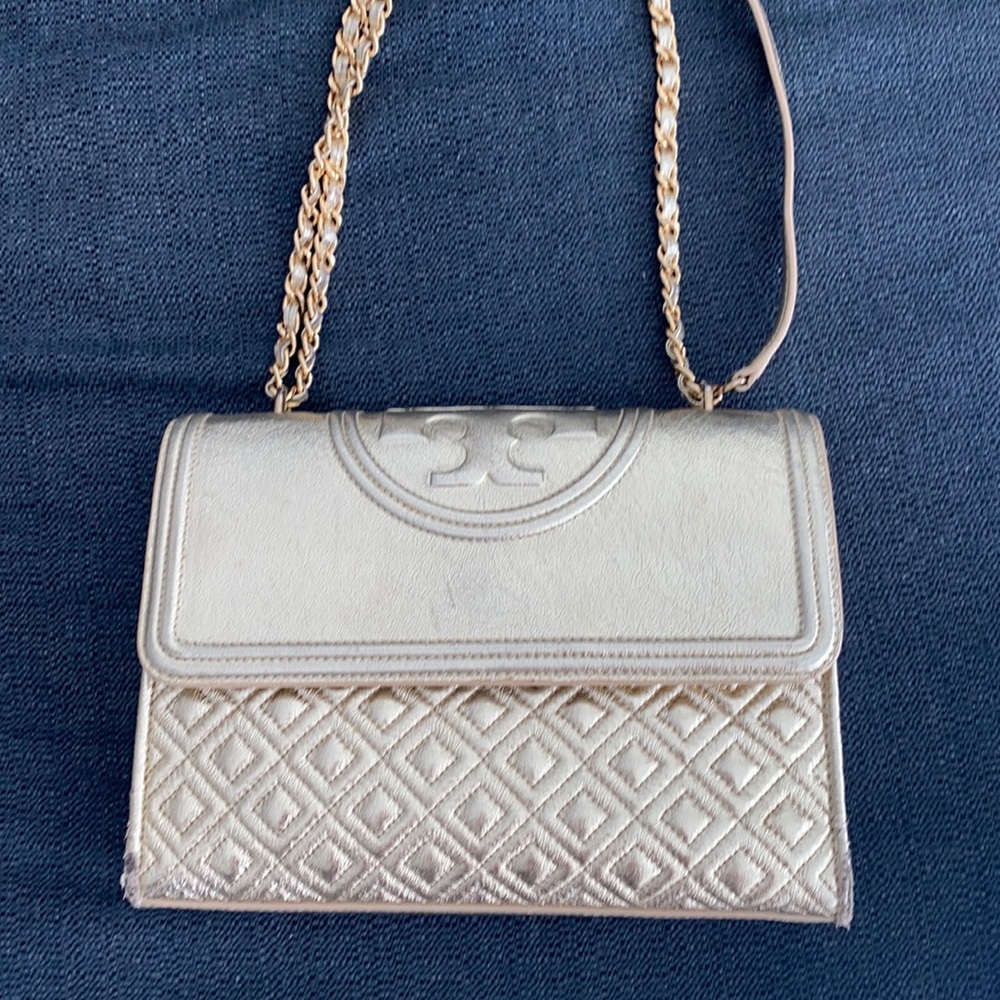 COPY - Metallic Gold Fleming Tory Burch Bag